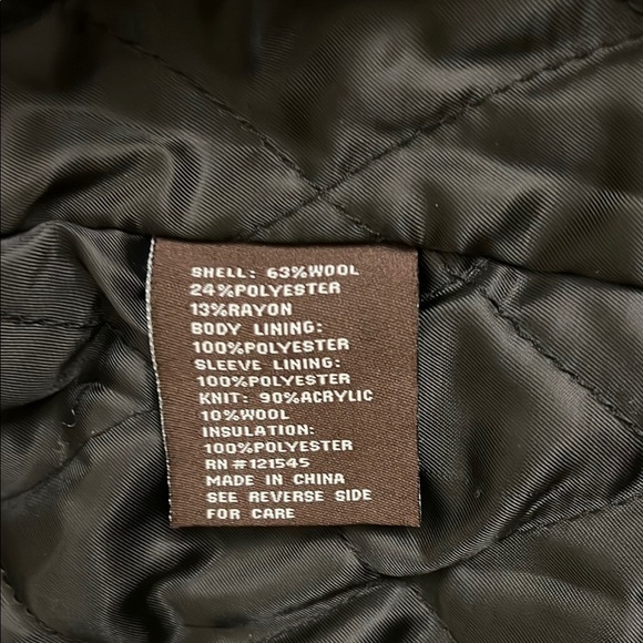 Michael Kors Heavy Black Wool Jacket with Stand-Up Collar - Picture 9 of 16